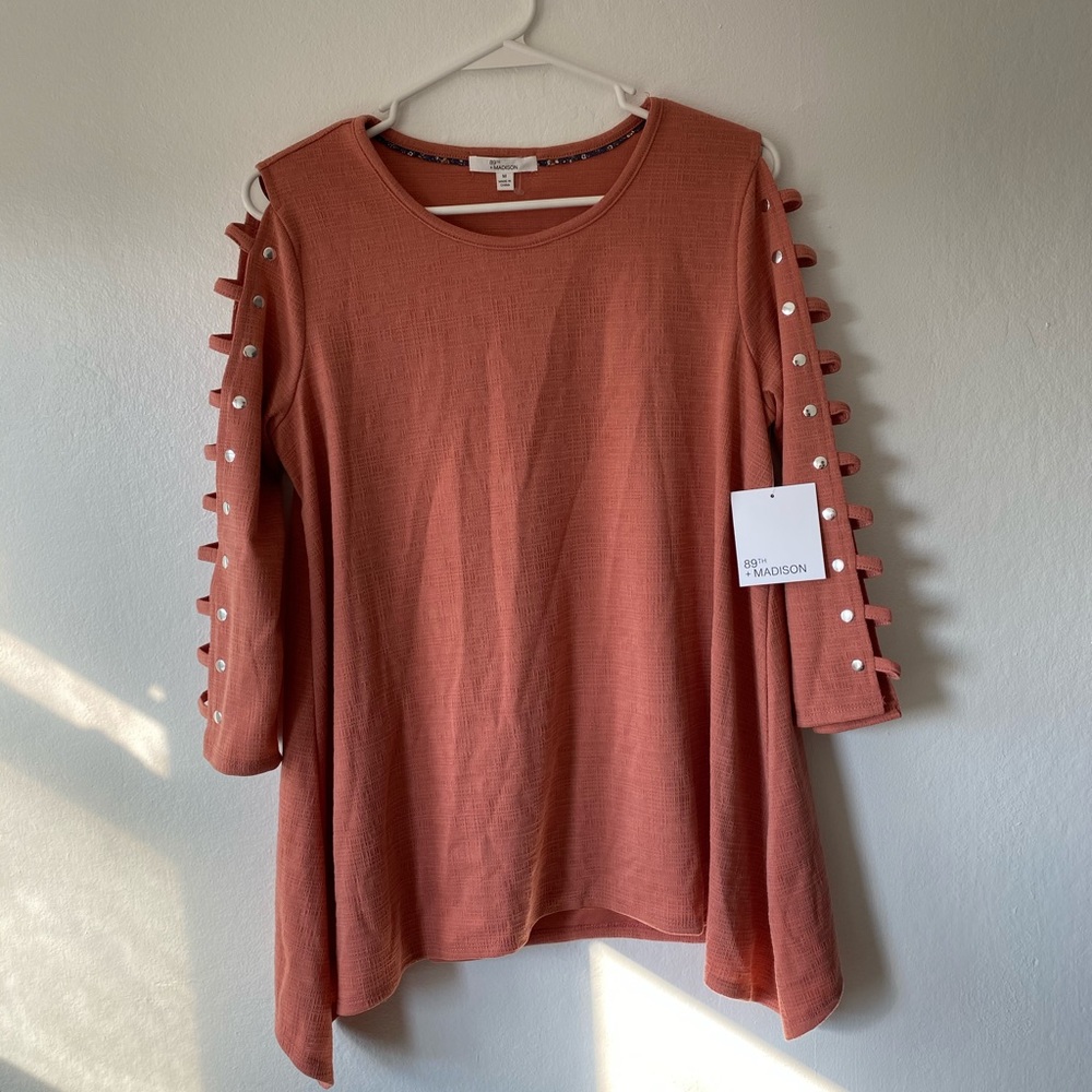 Long sleeve coral shirt